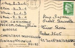 CPA Nizza gesehen vom Schloss