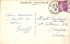 Nettes CPA gesehen zwischen die Palmen