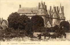 CPA Langeais Le chateau partie Sud Est