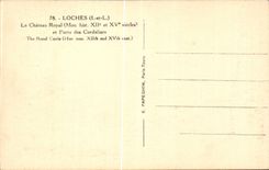 Loaches CPA the royal castle and carries cordeliers