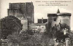 Loaches CPA the keep built by Foulques Nerra prison of state under Louis XI