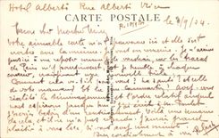 CPA Nice View taken of the Mount Blanc