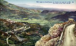 CPA Linie des Sudfrankreichs der Viaduct des Wolfs und des Stabes