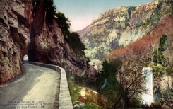 CPA die Kehlen der Wolf Kaskaden der jungen Damen und der Ligne Strasse des Sudfrankreichs