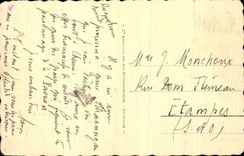 CPA Roquebrune Seen towards Monaco and Monte Carlo