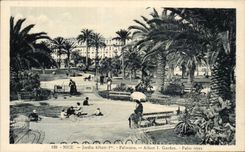 CPA Nice Garden Albert 1st Palm trees
