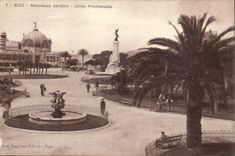 CPA Nice New gardens Thrown walk