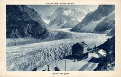 CPA Chamonix Mont Blanc La mer de glace