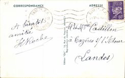 CPA Cable car of Veryrier Lake Annecy and solid mass of the Wallows