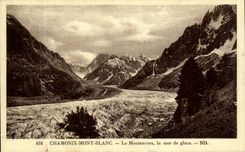 CPA Chamonix Mont Blanc Le montenvers la mer de glace