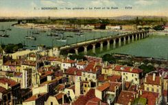 CPA Bordeaux View the bridge and roads