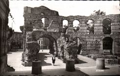 CPA Bordeaux ruins of the Gallien palate
