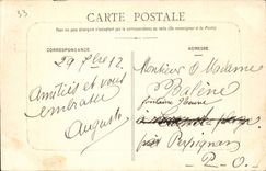 CPA Bordeaux the stone bridge