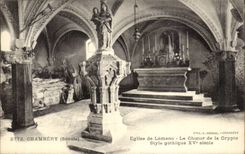 CPA Chambery Church of lemenc chorus of the Gothic crypt Style