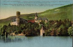 CPA Lake of Le Bourget Old Abbey of Hautecombe necropolis of princes de Savoie