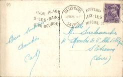 CPA Aix les Bains View and the revard