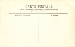 CPA Bordeaux the tower of the large clock