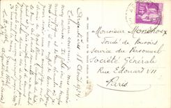 CPA Mountain of the Mount Blanc aiguills of Argentiere and of the Republic