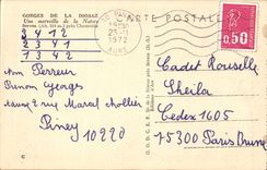 CPSM Falls of Diosaz Servoz close Chaonix