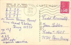 CPSM Falls of Diosaz Servoz close Chaonix