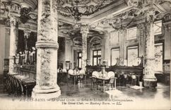 CPA Aix les Bains the large circle Living room of reading and correspondence