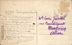 CPA Collar of Vanoise the lake of the cows and great breakage