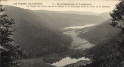 CPA Retournemer and Longemer the valley of the lakes seen of the road of Schulcht in the drill of Brande