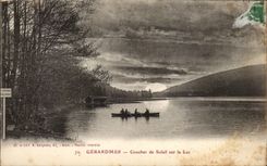 CPA Gerardmer Sunset on the lake