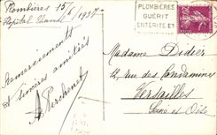 CPA Plombieres les Bains Ansicht genommene Strasse von Epinal