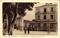 CPA Contrexeville Gallery of the source of the house