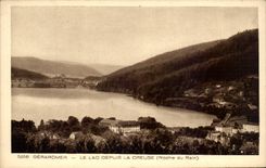 CPA Gerardmer the lake since the hollow Rock of Rain