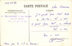 CPA Chamonix Plan Praz et la chaine des Aiguilles