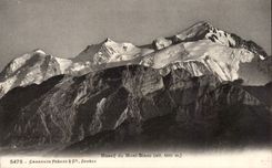 CPA Mountain of the Mount Blanc