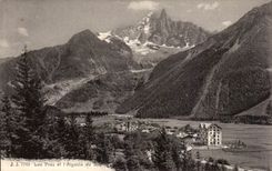 CPA Les Praz et l'aiguille du Pic