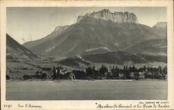 CPA Lake Annecy Menthon St Bernard and teeth of Lanfon