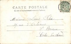 CPA Entrance of the bridge of Ruail