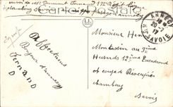 CPA Lake Annecy the rock of Expensive and castle of Duingt