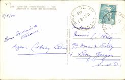 CPA Thones View and valley of Esseyrieux