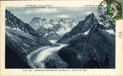 CPA Chamonix Mont Blanc La mer de glace