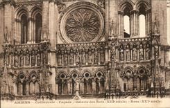 CPA Cathedral of Amiens Gallery of the kings