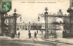 CPA Nancy Grilles de la place Stanislas Jean Lamour
