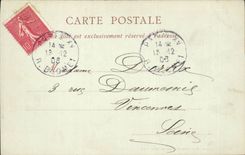 CPA Nancy Statue de Thiers