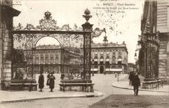CPA Nancy Place Stanislas Grilles en fer forge par Jean lamour