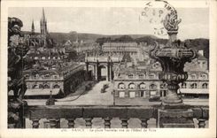 CPA Nancy Place Stanislas vue de l'hotel de ville