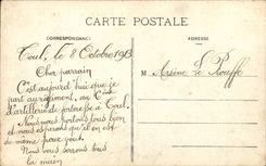 Toul CPA the garden of the hotel