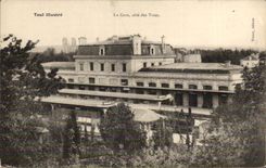 CPA Toul Train station dimension of the ways Train