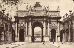 CPA Nancy Arc de triomphe Rue Here
