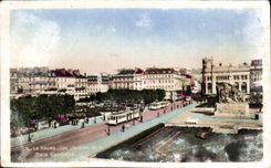 CPA Le Havre Garten des Gambetta Platzes
