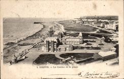 CPA Dieppe the casino and the beach