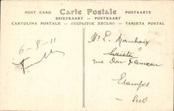 CPA Auxerre the northern cathedral side Gate